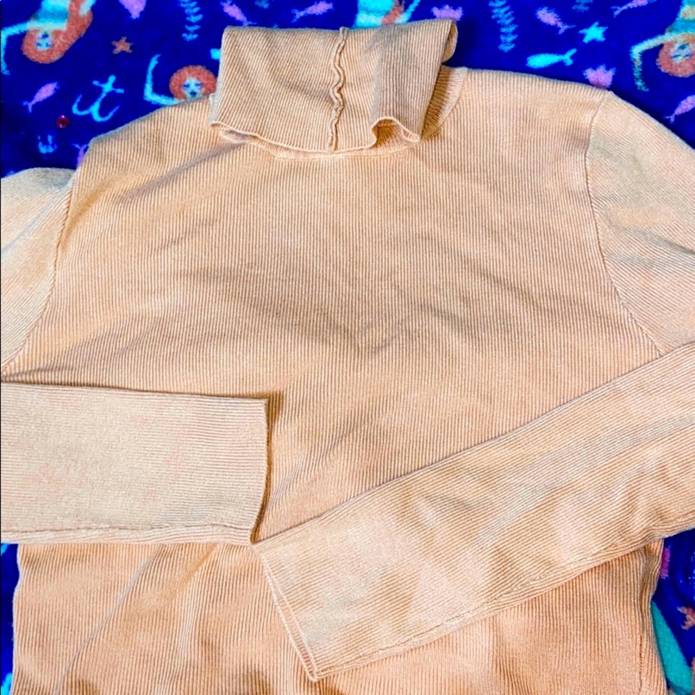 Turtleneck crop top